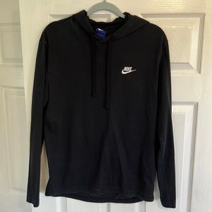 Lightweight black Nike hoodie